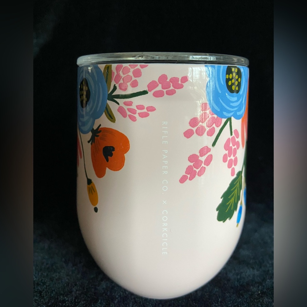 Rifle Paper Co. x Corkcicle Tumbler Insulated Wine Pink Lively Floral